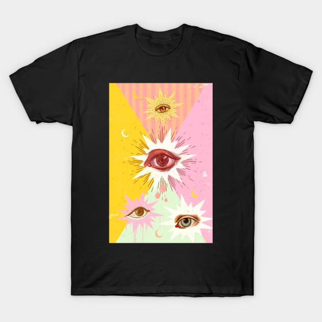 ALL EYES T-Shirt by Showdeer